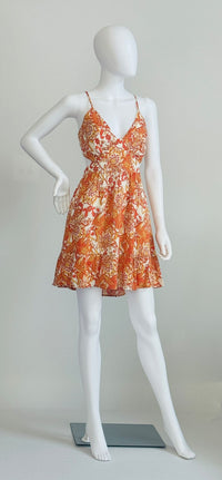 Alba - Open Back Mini Dress