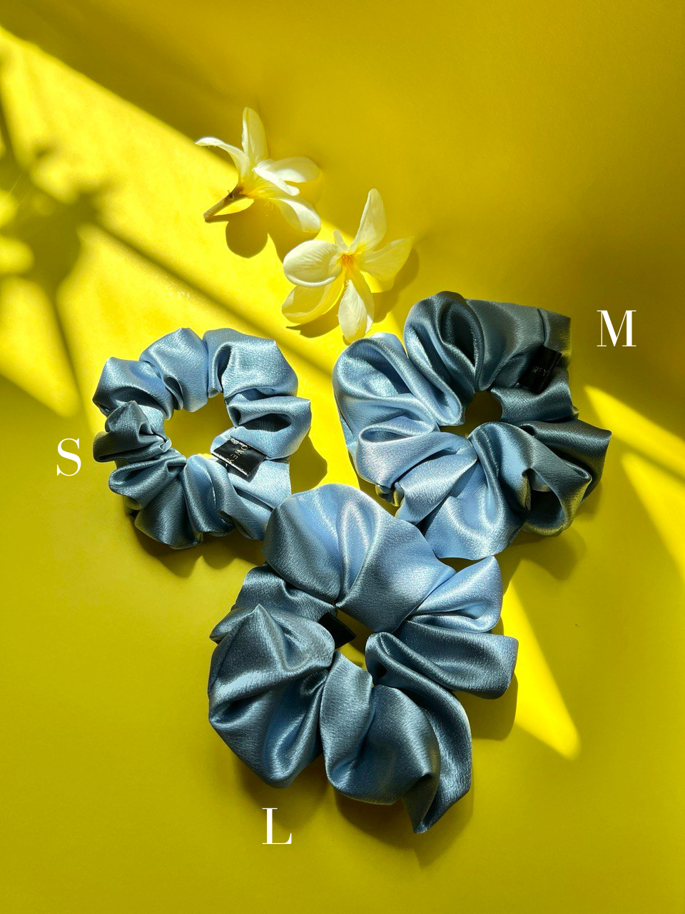 Satin silk scrunchie