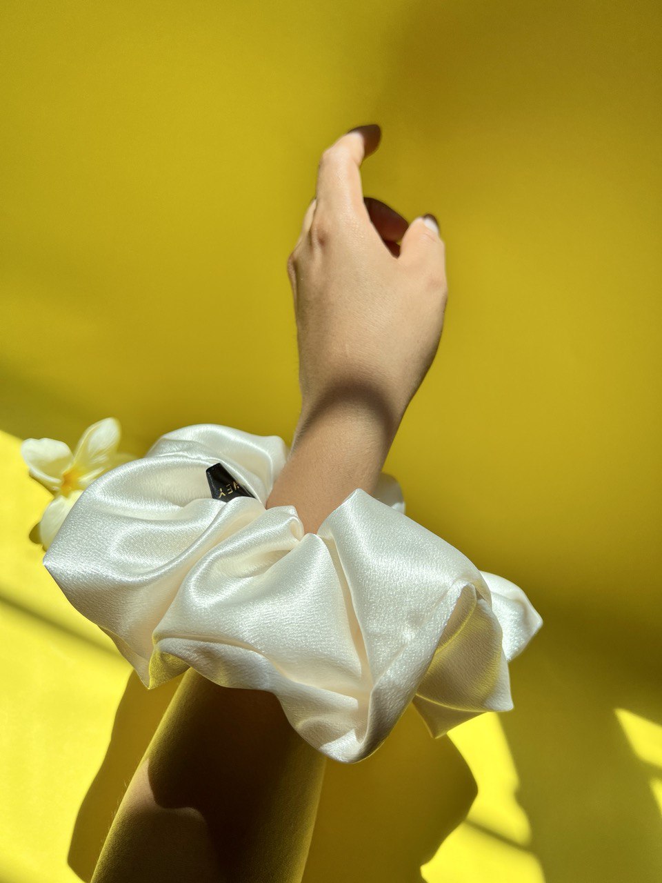 Satin silk scrunchies