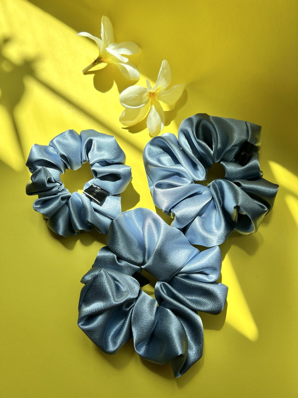Satin silk scrunchie