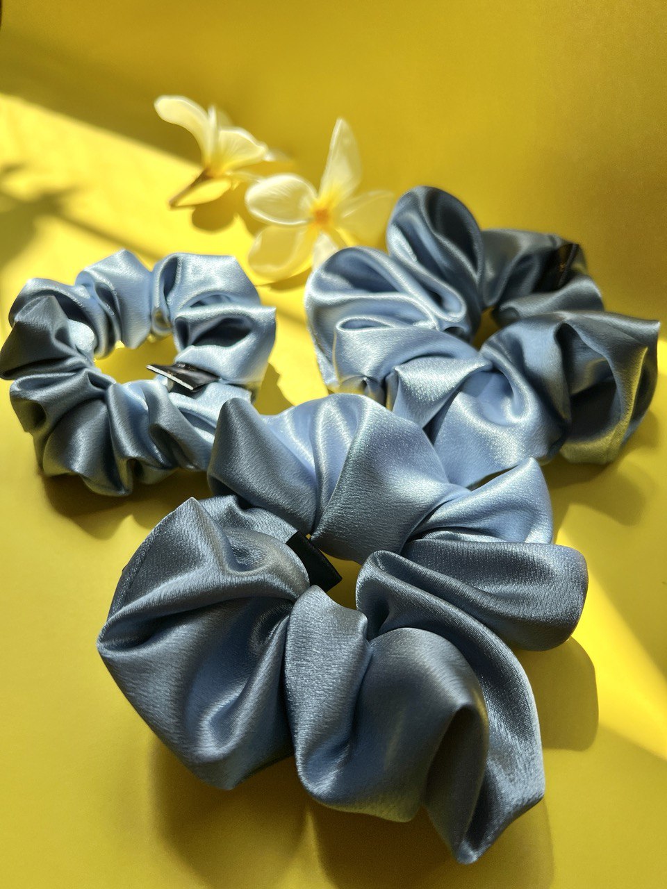 Satin silk scrunchie