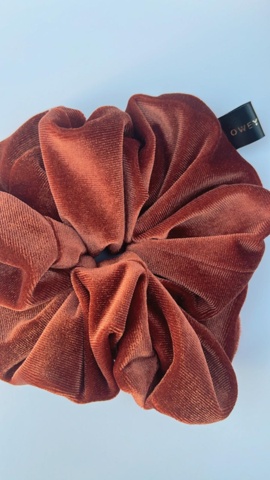 Velvet scrunchies