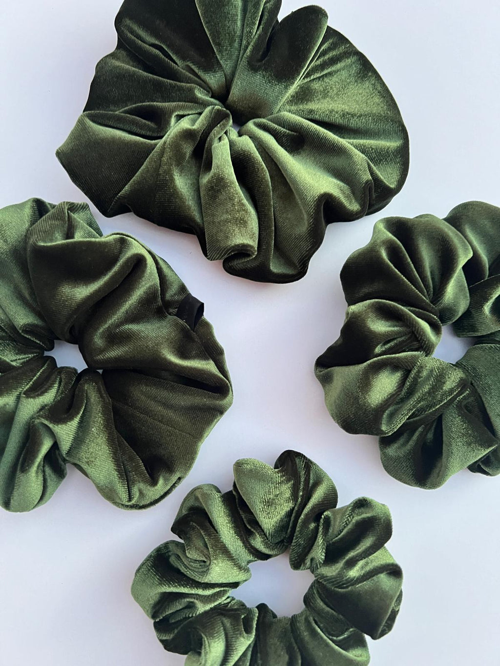 Velvet scrunchies