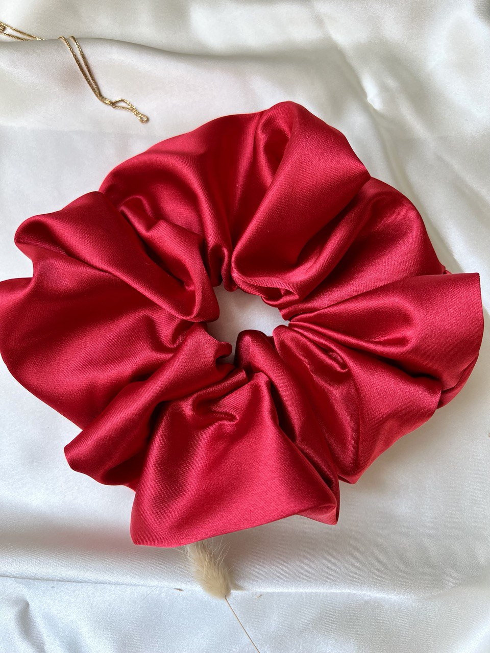 Satin silk scrunchies