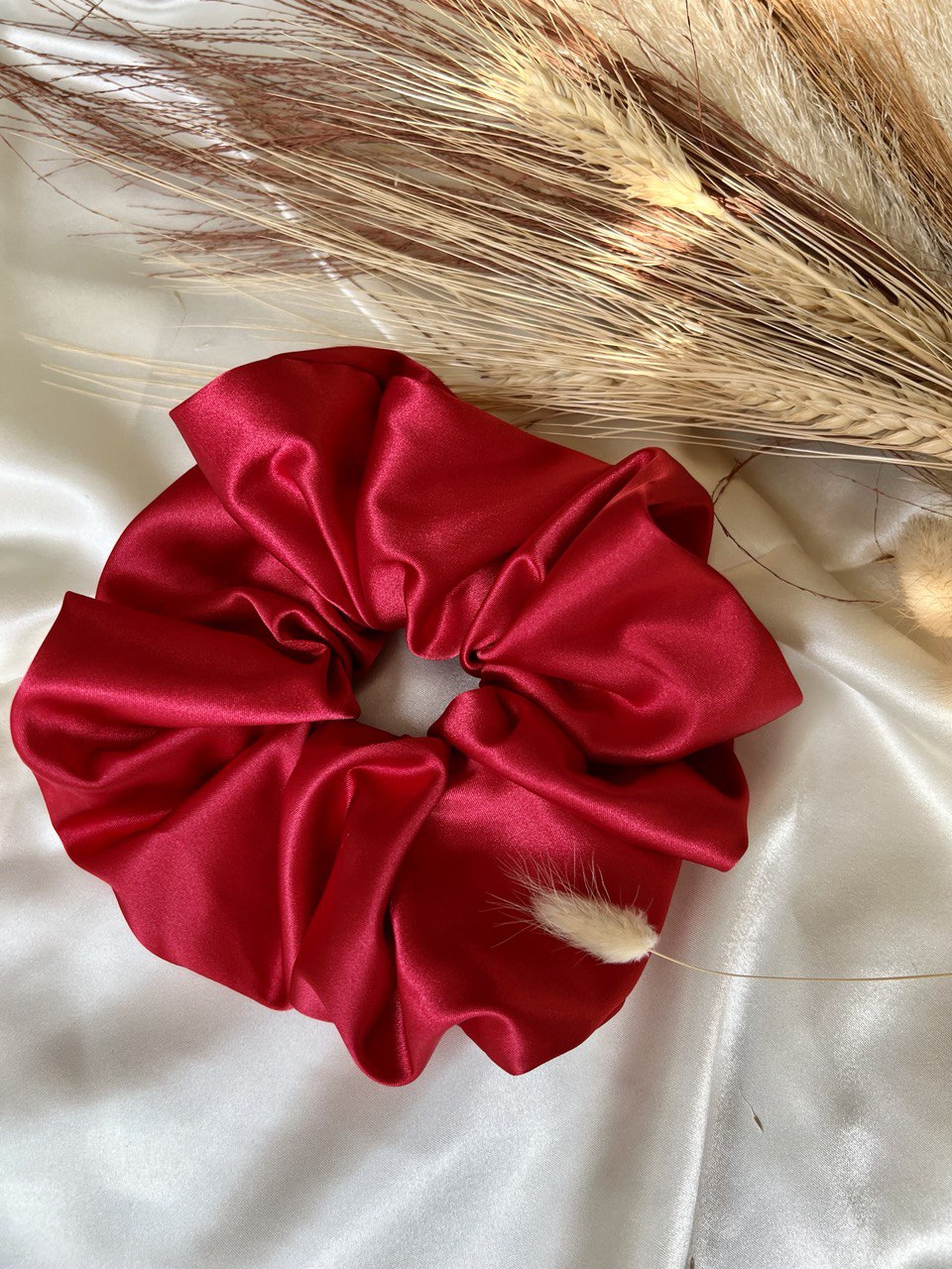 Satin silk scrunchies
