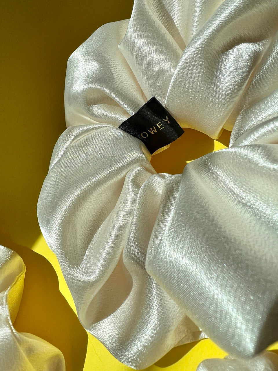 Satin silk scrunchies