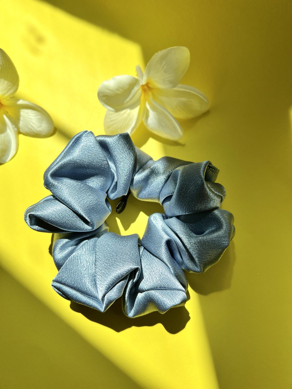 Satin silk scrunchie