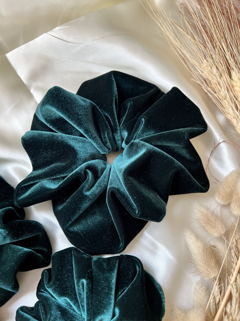 Velvet scrunchies